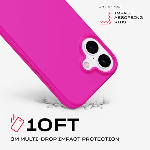 Tech21 EvoLite for iPhone 16 Ultra Thin - Impact Protection Case - in Pink - color: Pink, size: iPhone 16