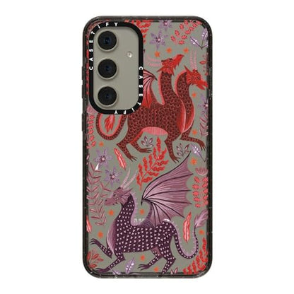 CASETiFY for Galaxy S24+ Case - Impact | 8.2 ft. 4x Military Grade Drop Protection | Red Dragon Mythical Magic | Black - color: Red Dragon Mythical Magic, size: Galaxy S24+ (6.7")