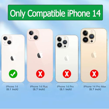 Battery Case for iPhone 14, Upgraded 10000mAh Rechargeable Portable Charging Case with Wireless Charging Compatible for iPhone 14 (6.1 inch) with Carplay Extended Battery Pack Charger Case (Black) - size: iPhone 14