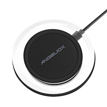 Wireless Charger, 10W Fast Wireless Charging Pad - Qi Compatible with Samsung Galaxy S9/S9+/Note 8/S8/S8 Plus, iPhone Xs Max/XR/XS/8/8 Plus, LG V30/G6
