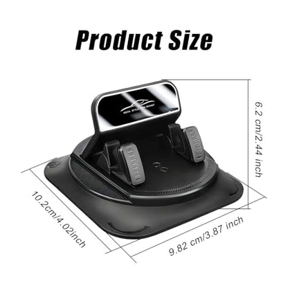 Car Dashboard Phone Holder, Anti-Slip Car Phone Holder 360 Degree Rotation