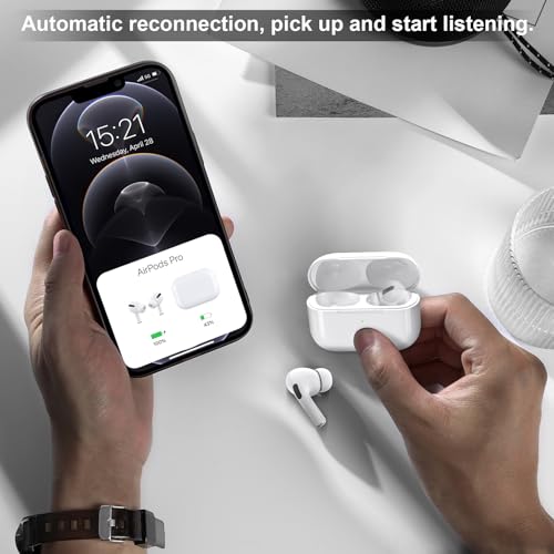 Wireless Charging Case Compatible with AirPod Pro 3, Air Pod Pro 3rd Generation Charger Case Replacement with Bluetooth Pairing Function, No Earbuds,White - color: White Air Pod Pro 3 Charging Case