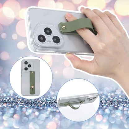 Ymapinc 2Pcs Phone Loops for Back of Phone Strap Grip Holder - color: Green