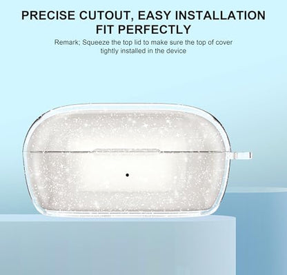 Aircawin for Bose New QuietComfort Earbuds Case Clear Glitter 2024 - color: Shinning