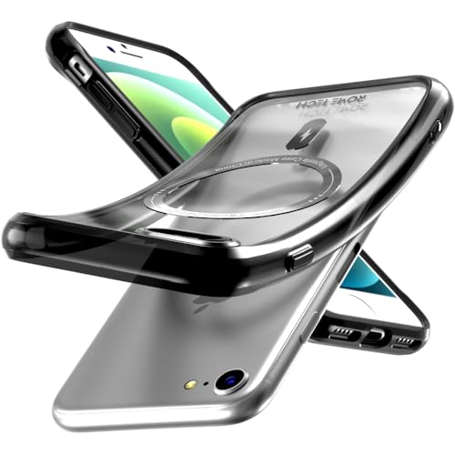 Rome Tech Clear Case Compatible with MagSafe for iPhone 7/8/SE/SE2 4.7" (2022) - Slim and Rugged Fit Thin Shockproof Case Compatible with Magsafe Devices - Clarity - style: iPhone SE