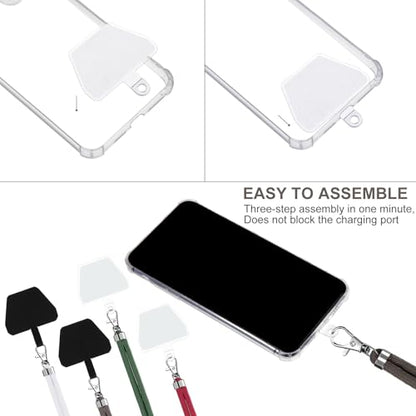 Weewooday 4 Pcs Phone Lanyard Crossbody Phone Strap, Vibrant Color Series - color: Vibrant Color Series