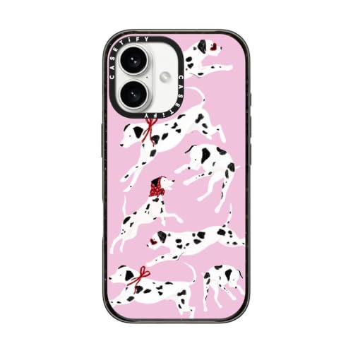 CASETiFY for iPhone 16 Case - Impact | Slim Fit | 8.2 ft. 4X Military Grade Drop Protection | Dalmatian Pack | Black - color: Dalmatian Pack, size: Iphone 16 (6.1")