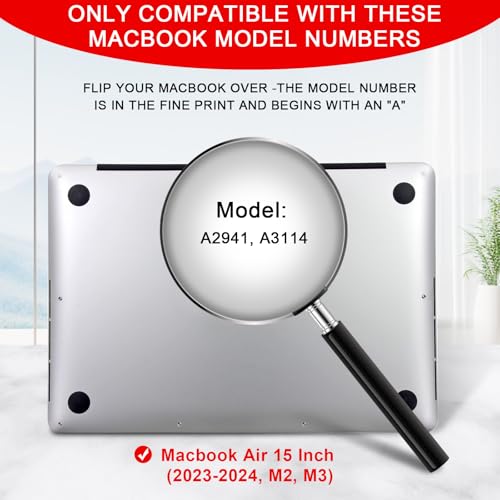 Magnetic Privacy Screen for Macbook Air 15 Inch (2023-2026, M2, M3, M4, M5) - size: macbook air 15 inch