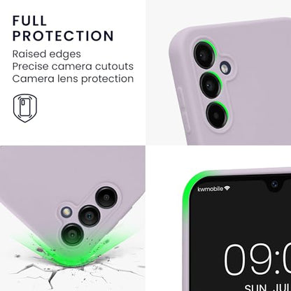 kwmobile Case Compatible with Samsung Galaxy A14 5G Case - Protective Slim TPU Phone Cover - Soft Matte Finish - Lavender - color: lavender, size: Galaxy A14 5G