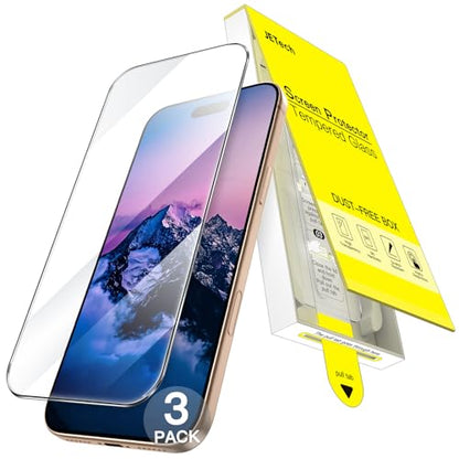 JETech Screen Protector for iPhone 16 Pro Max, 3-Pack - size: iPhone 16 Pro Max