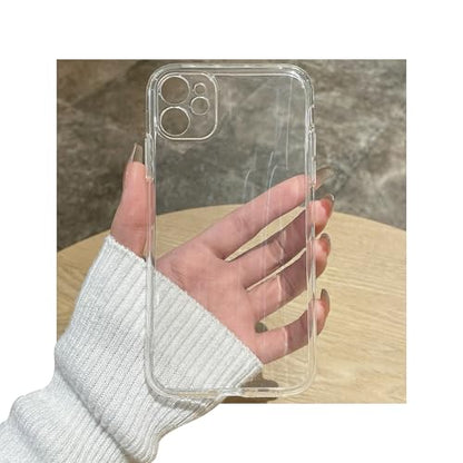 Clear Case for iPhone 11 pro max case.Soft Phone Cover Slim Light Full Protection Shockproofe (Clear, 11 pro max) - size: 11 pro max