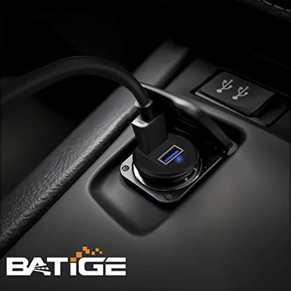 Alloy Shell Dual USB 3.0 Male to Female Car Mount Flush Cable 1ft - style: Dual Port 1ft