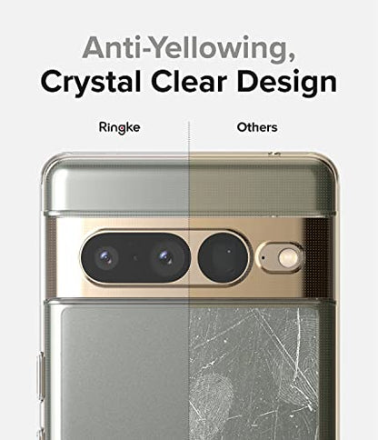 Ringke Fusion for Google Pixel 7 Pro Case [Oil & Dirt Resistant] Anti-Fingerprint Technology Prevents Oily Smudges Phone Cover for Women, Men - Matte Clear | Oil & Dirt Resistant, Anti-Fingerprint Technology Prevents Oily Smudges, Frosted Coating Feels Ve