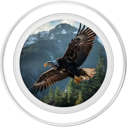 Bald Eagle Lover PopSockets PopGrip for MagSafe - style: Magnetic PopGrip