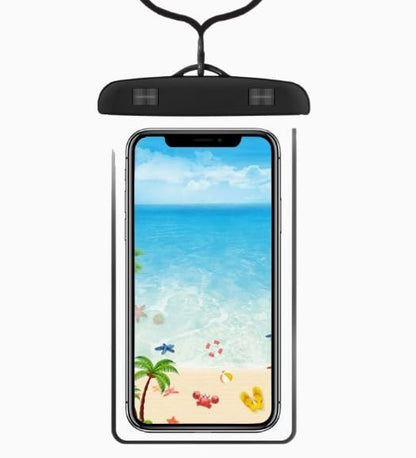 2Pcs IPX8 Waterproof Phone Pouch for Phones up to 7.2 Inches – Touchscreen Compatible, Secure Sealed Design