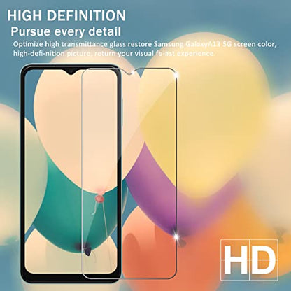 Galaxy A13/A13 5G/A03S/A02S Tempered Glass Screen Protector, [2 Pack] [Anti-scratch] [3D Glass] for Samsung Galaxy A13/A13 5G/A03S/A02S - size: Galaxy A13