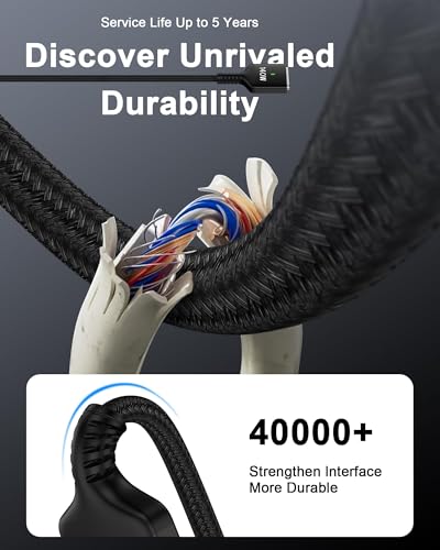 140W MagSafe 3 Cable 6.6ft for MacBook Pro (16/14, M5 M4 M3) & MacBook Air - color: Black
