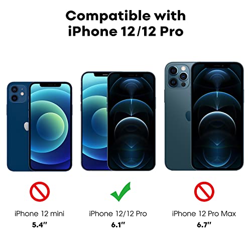JETech Full-Coverage Screen Protector for iPhone 12/12 Pro, 3-Pack - size: iPhone 12/12 Pro