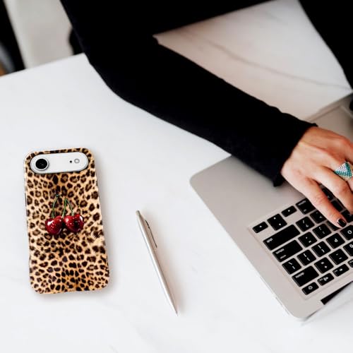 Compatible with iPhone 17 Air,Anti-Scratch Glossy Case Cover,Cherry Leopard Animal Cheetah - color: Cherry Leopard Animal Cheetah, size: IPhone 17 Air