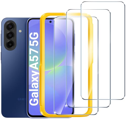 ivoler Screen Protector for Samsung Galaxy A57 5G Tempered Glass 3-Pack - size: Samsung Galaxy A57 6.7"