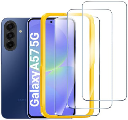ivoler Screen Protector for Samsung Galaxy A57 5G Tempered Glass 3-Pack - size: Samsung Galaxy A57 6.7"