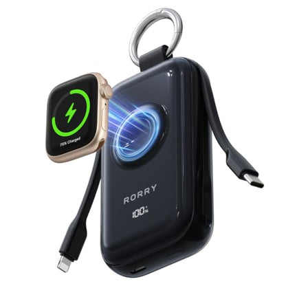 RORRY CharmGo Pro 45W Portable Charger Power Bank 10000mAh Battery Pack - color: Obsidian