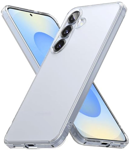 Ringke for Samsung Galaxy S25 Case [Fusion Matte Clear] | Oil & Dirt Resistant, Anti-Fingerprint Technology Prevents Oily Smudges, Frosted Coating Feels Velvety Soft - size: Galaxy S25