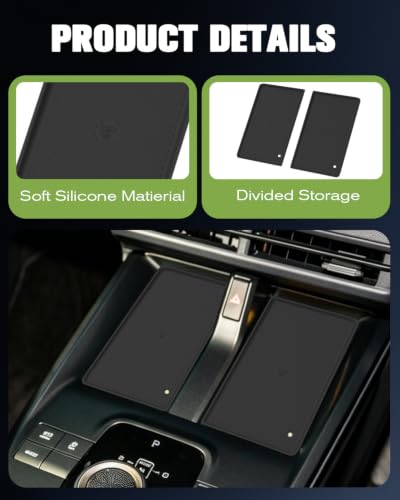 2026 Toyota CH R Charging Silicone Pad Center Console Wireless Charging Mat