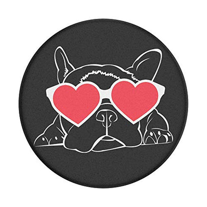 PopSockets Adhesive Phone Grip, Holder, Phone Stand, Dog - Sleepy Shades - color: Sleepy Shades, style: Adhesive