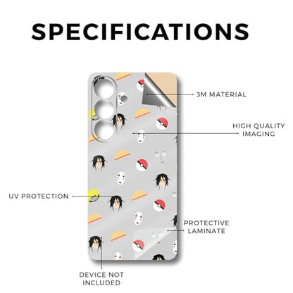 Glossy Glitter Phone Skin Compatible with Samsung Galaxy S26 - Anime Fan - Premium 3M Vinyl Protective Wrap Decal Cover - Easy to Apply | Crafted in the USA by MightySkins - color: Anime Fan, size: Galaxy S26 (Back Wrap), style: Glossy Glitter Finish