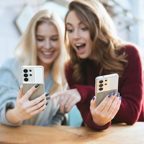 VENA vCommute for Samsung Galaxy S26 Ultra Wallet Case, Nude Beige | Military-Grade Drop Protection, Premium Leather Magnetic Flap Cover, Hidden Card Holder, RFID Blocking, Multi-Angle Kickstand - color: Nude Beige, size: S26 Ultra