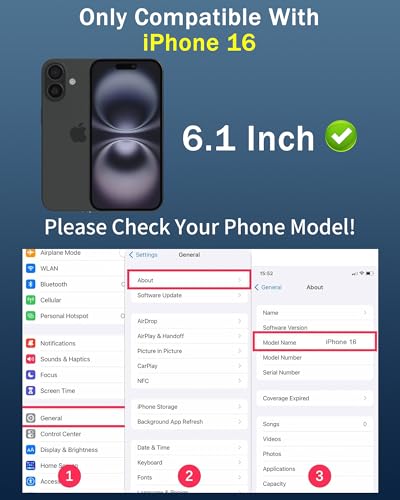 Privacy Screen Protector for iPhone 16 Tempered Glass Blue - color: For iphone 16 Blue