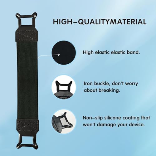 Security Hand-Strap for 6-8" Kindle eReaders Fire Tablet - Kindle/Kobo/Voyaga/Lenovo/Sony Kindle E-Book Tablet, High-Elasticity Versatile Hand Strap Lightweight Finger Grip Holder,Green - color: Green