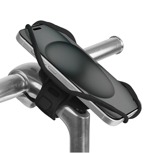 Bone Bike Tie 5 Pro, Universal Bike Phone Stem Mount for 4.7"-7.2" Phones - color: Black - Bike Tie 5 Pro