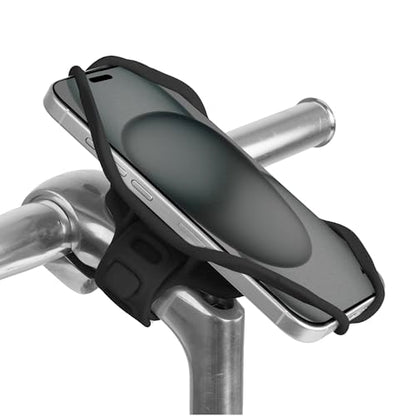 Bone Bike Tie 5 Pro, Universal Bike Phone Stem Mount for 4.7"-7.2" Phones - color: Black - Bike Tie 5 Pro