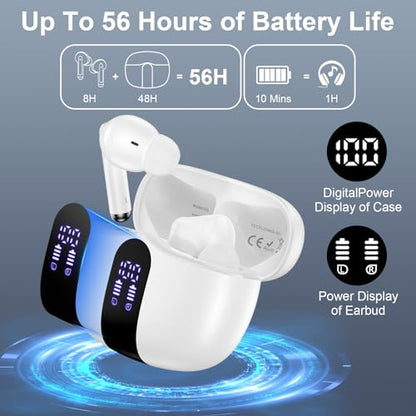 Pixel Earbuds,Wireless Buds for Google Pixel 11,11Pro,11 Pro XL,11 Pro Fold - color: White-3