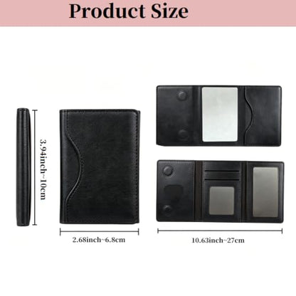 Card Holder for Phone Case, Stick on Phone Wallet, 6 Card Holder - color: Purple
