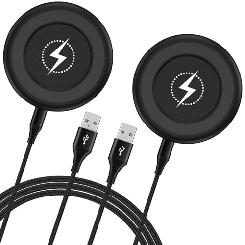 2Pack 15W Wireless Charger for Samsung S26 Wireless Charger Fast Charging Pad for Android Samsung Galaxy S26 Ultra/S25/S24/S23/S22/S21/Z Flip 7/Google Pixel 10 Pro/9a /9/8a/7a/8/7 Pro/iPhone 17/16/15