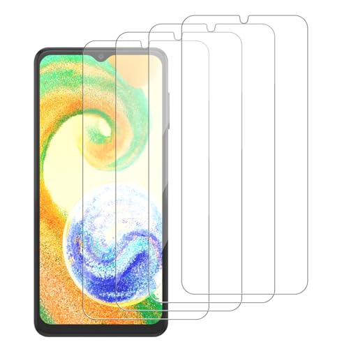 4 Pack Glass Screen Protector Compatible for Samsung Galaxy A04 / A04e / A04s [9H Hardness]-HD Screen Tempered Glass, SM-A045F Scratch Resistant,Easy Install [Case Friendly] - size: Galaxy A04 / A04e / A04s