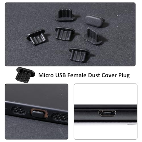 36 Pcs USB Anti Dust Cover Plugs Type-C Dust Stopper Port Protector