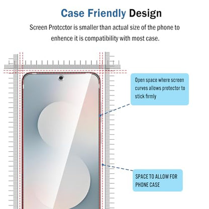 2 Pack Compatible with Samsung Galaxy S25 FE Screen Protector,with Alignment Frame,9H Tempered Glass Film,HD Clear Scratch Resistant,Bubble-Free for Samsung Galaxy S25 FE Screen Protector. - color: Samsung Galaxy S25 FE