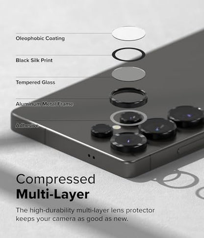 Ringke for Samsung Galaxy S25 Ultra Camera Lens Protector [2 Pack] - size: Galaxy S25 Ultra