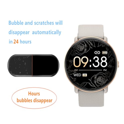 Screen Protector Compatible for Boquaw/Kimeag S67 Smart Watch 1.43" (6 Pack) Clear TPU Soft Protective Film Compatible for Basznrty S61 Smart Watch