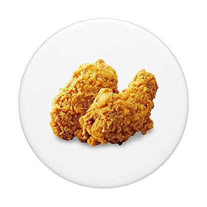 Fried Chicken Fast Food Funny Meme Art Design PopSockets PopGrip: Swappable Grip for Phones & Tablets