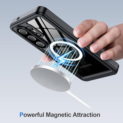 ANTSHARE IP68 Waterproof Case for Samsung Galaxy S26 Ultra, Black/Clear - color: Black/Clear, size: S26 Ultra