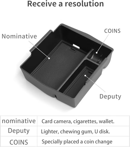 SMABEE 4PCS Center Console Organizers for Subaru Forester 2025 - size: 4PCS for Forester 2025 Organizers