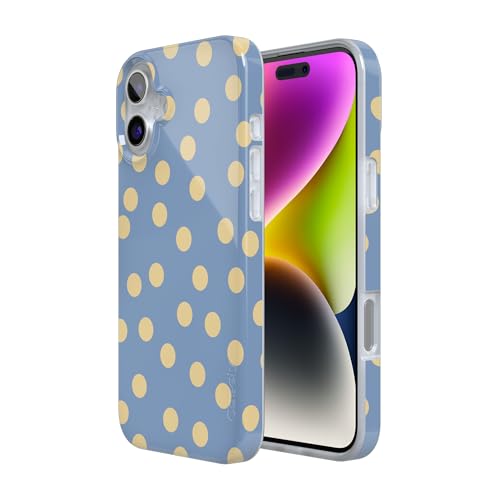 Casely iPhone 16 Case | in the Spotlight | Pastel Polka Dot | Compatible with MagSafe | Classic Ultra Thin Design - color: In the Spotlight | Pastel Polka Dot, size: Iphone 16