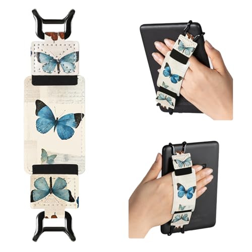 CoBak Secure Hand Strap for Ebook Reader - Versatile and Lightweight - color: Butterfly-1 Pack