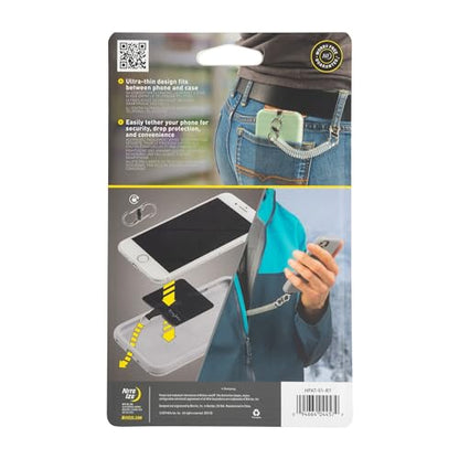 Nite Ize Hitch Phone Anchor & Tether - Durable, Coiled Phone Tether for Everyday & Outdoor Use - Adventure-Proof Design for Drop & Theft Protection - Compatible with Corded & Wireless Charging