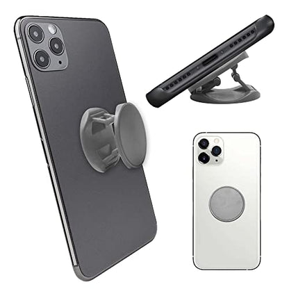 Phone Grip and Stand, Universal Expandable Phone Holder for Smartphones (Gray) - color: Gray